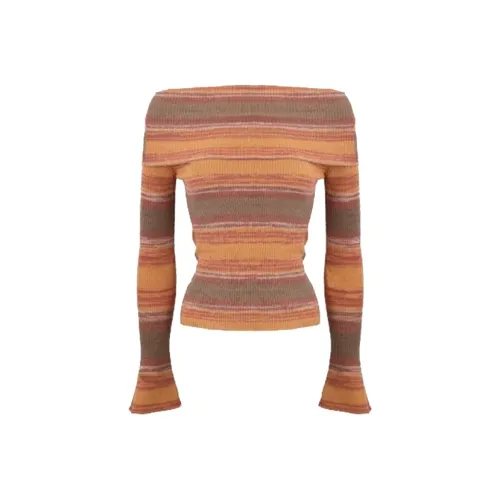 SKYA Градиентный Желтый Женский Трикотаж