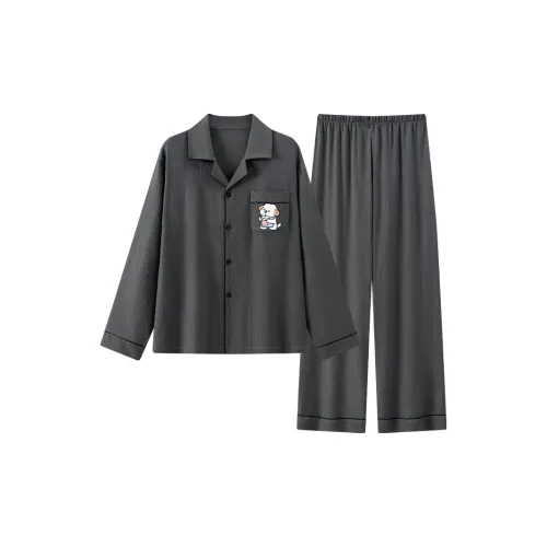 O'MESIK Темно-серый Мужской Пижамный комплект