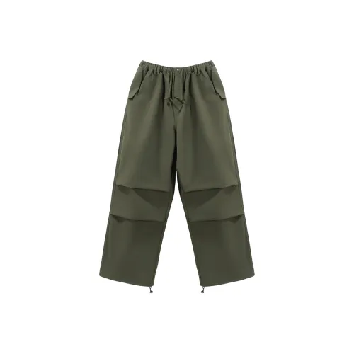 DAVID&ME Army Green Унисекс Повседневные Штаны