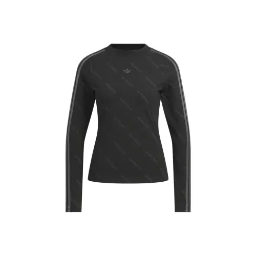 Adidas Originals SS25 Реглан с длинным рукавом T-рубашка Женская