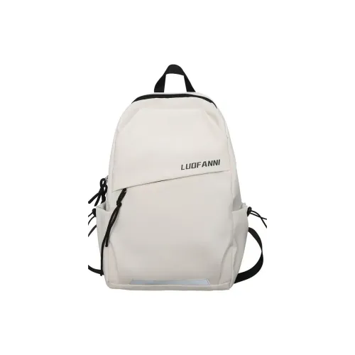 MQ Nylon Backpack Standard Unisex White MQ Нейлон Рюкзак Стандартный Унисекс Белый