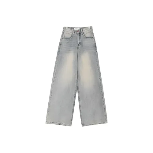 POPO.INFO Blue Women's Jeans POPO.INFO Синий Женские Джинсы