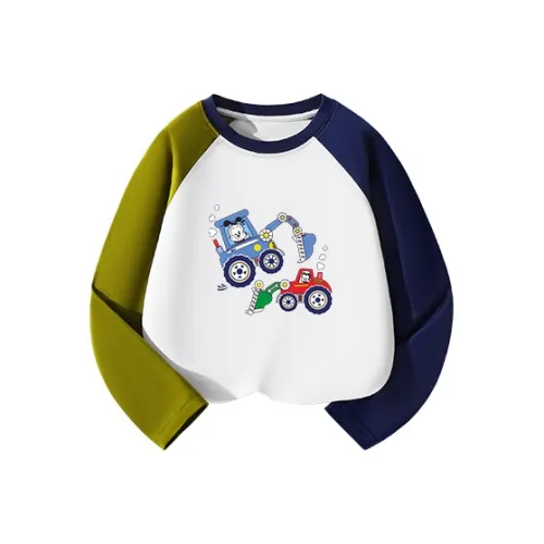 BOBDOG Длинный рукав Т-рубашка Осенняя 1 упаковка Детская