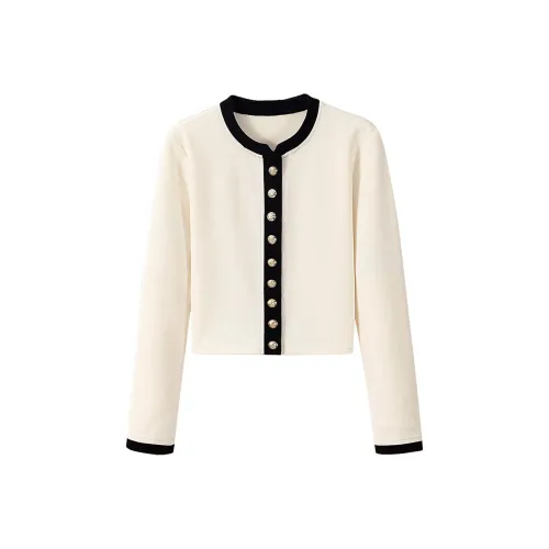 Cypress House Экрю Женская Трикотажная