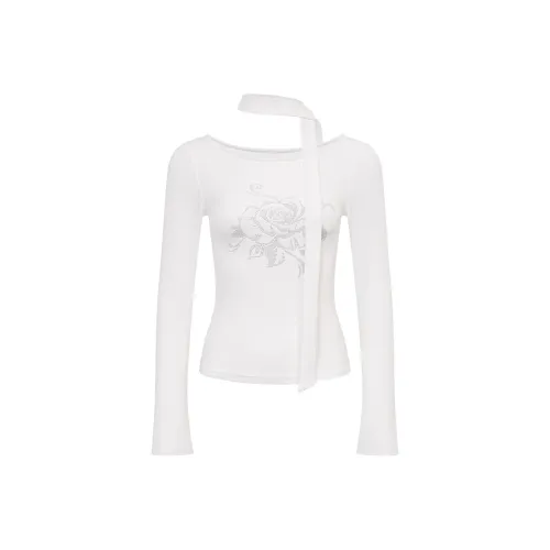 Ariseism Дизайн Inspired Принт Длинный Рукав Т-Рубашка Женская AUTUMN Girl Hot Slim Fit Топ Женский