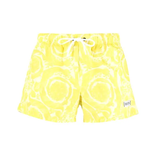 FANSIZHE Повседневные шорты Мужские Желтые