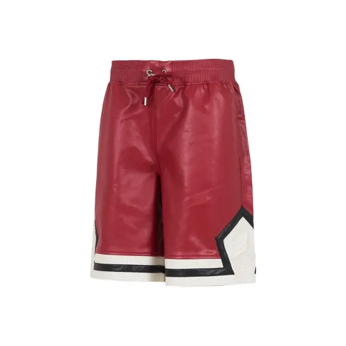 JORDAN Red Men's Casual Shorts Джордан Красный Мужские Повседневные Шорты