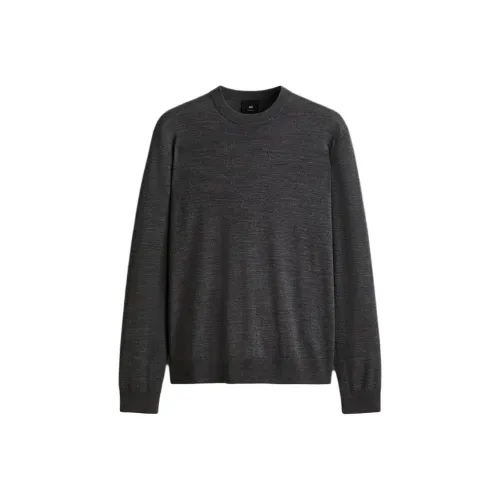 H&M Темно-серые мужские свитеры