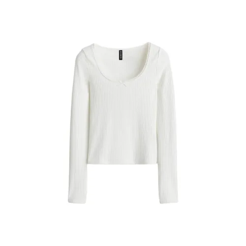 H&M Белые Женские T-рубашки