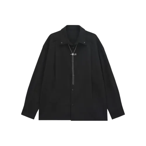 YIWANSHIDUO Черный Унисекс Рубашки