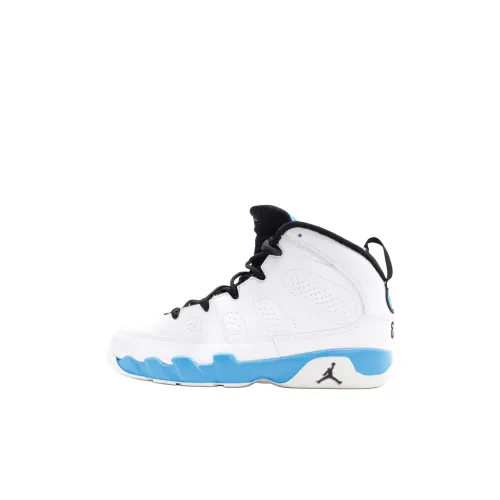 Jordan Air Джордан 9 MID Топ Детские Баскетбольные Кроссовки Белый Детский Возраст 3-7 Лет