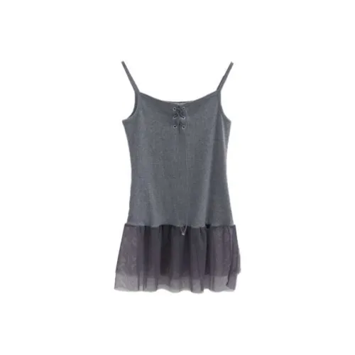 LOWEAR Люверс Frill Без рукавов Топ на бретелях Женский