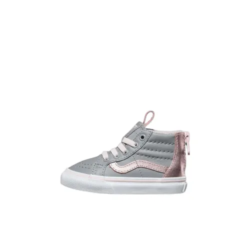 VANS SK8 HI Высокие топы Обувь для малышей Gray Infant And Toddler