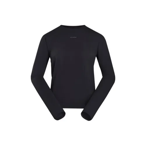 SALOMON Темно-черные женские футболки