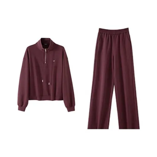 LUYOUYE Анкора Красный Женские Повседневные Костюмы