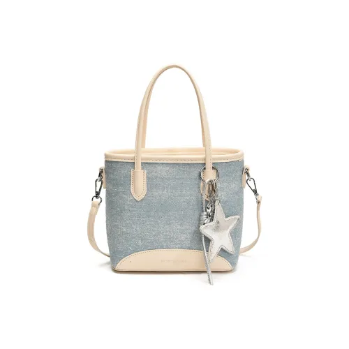 OKEKE ПУ (полиуретан) Деним Панель Сумка Стандартная Женская Многоцветная