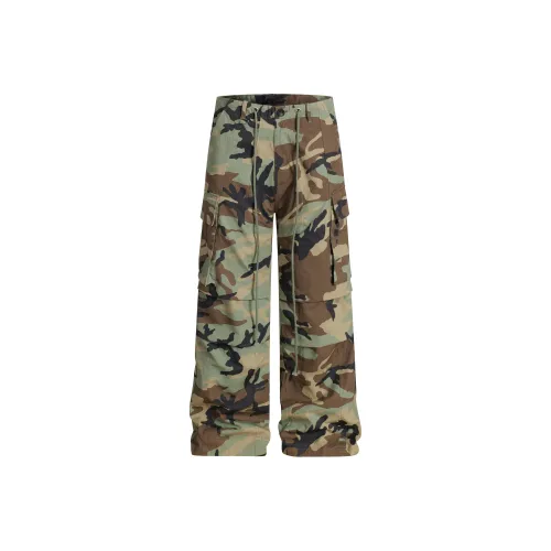 GBXM Камуфляж Унисекс Карго Брюки