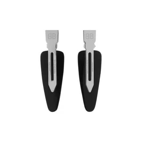 Balenciaga Ацетат Заколки для волос Женские Серебристый Черный