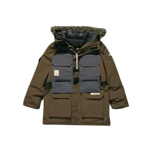 Canada Goose X NBA Expedition Series PARKA Пальто Мужской Армейский зеленый