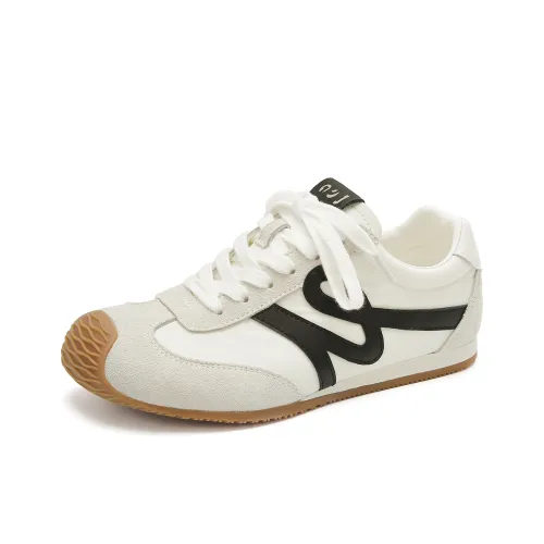 JOSINY Амортизаторы Slip-resistant и устойчивые к истиранию Легкие Скейтборд Кроссовки Женские Бежевый Черный