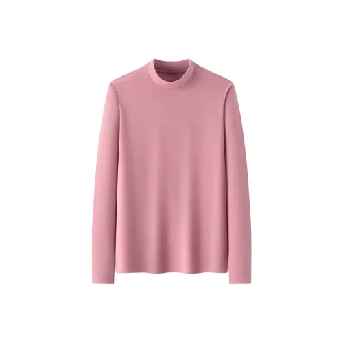 Red Bean Базовый слой Длинный рукав Т-рубашка Унисекс