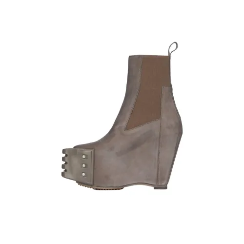 RICK OWENS RO Grilled Короткий Челси 13 см Женский Серый