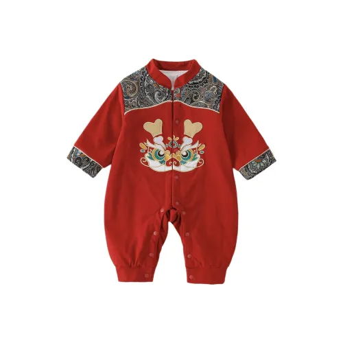 XiaoJinBu Красный Детский Комбинезоны / Ползунки