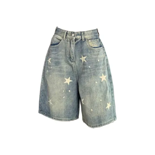 XDFM Винтажные синие женские джинсы