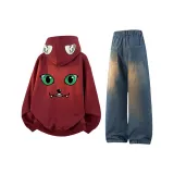 Бургундский + Винтажный синий