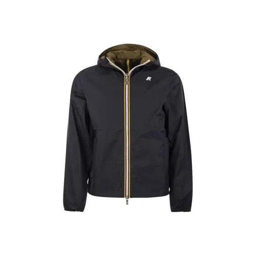 K WAY Мужские черные куртки