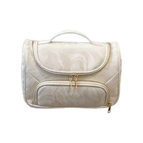 Boniu Полиуретан Косметичка Стандартная Женская Черный Белый Розовый Синий