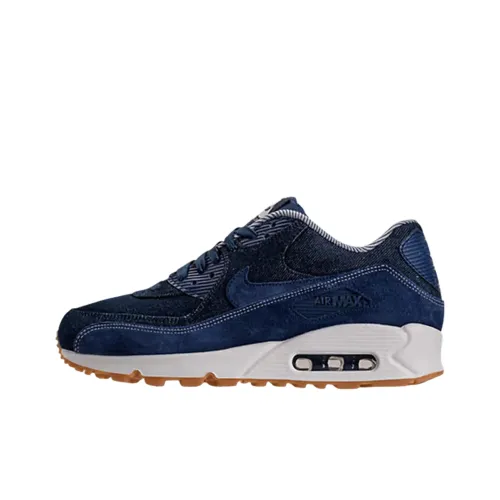 Nike Air Max 90 Беговые кроссовки Женские Blue