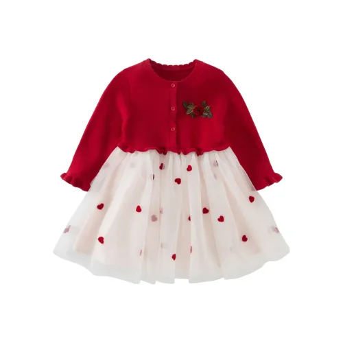 DAVE BELLA Red Kids Dresses DAVE BELLA Красные Детские Платья