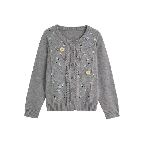 SYEEE WITH U Серый Женский Трикотаж