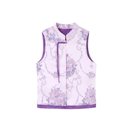 EMINU Фиолетовый Женский жилет