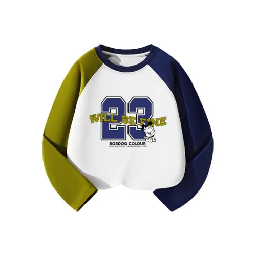 BOBDOG Длинный рукав Т-рубашка Осенняя 1 упаковка Детская