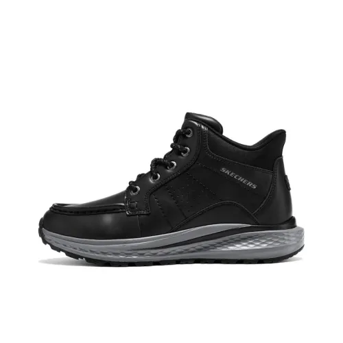 Skechers Relaxed Fit Устойчивая к истиранию Альпинистская обувь Мужская Черная