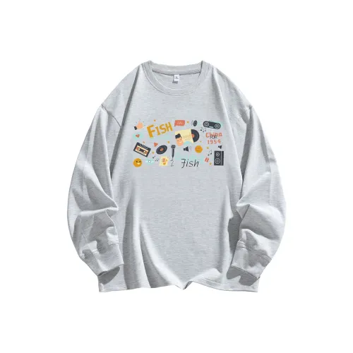 Двойная рыба Унисекс T-рубашки