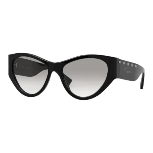 Valentino Пластик Кошачий глаз Солнцезащитные очки Женские Черный