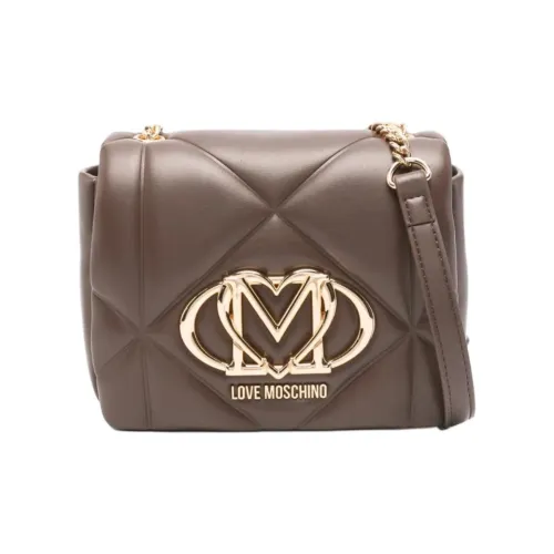LOVE MOSCHINO ПУ (полиуретан) Сумка через плечо Женская Коричневая
