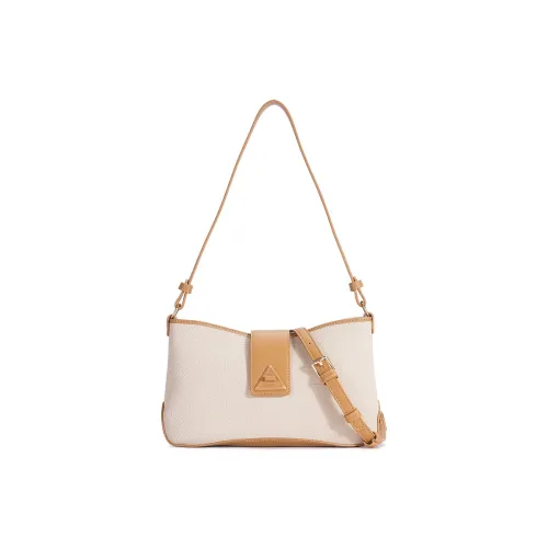 Dubaolu Сумка через плечо из синтетической кожи женская абрикосового цвета