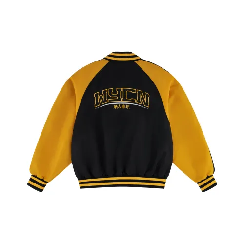 OCCUPY Бейсбольная куртка Унисекс Черный Желтый Многоцветный