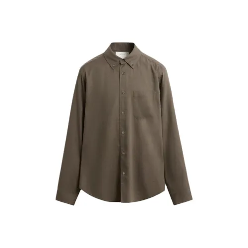 ZARA ORIGINS Земляной тон Мужские Рубашки