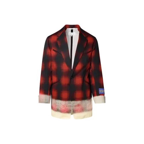 Maison Margiela Бизнес-костюм Пальто Мужской Красный