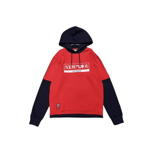 New Balance совместный бренд Красный Мужской Свитшот