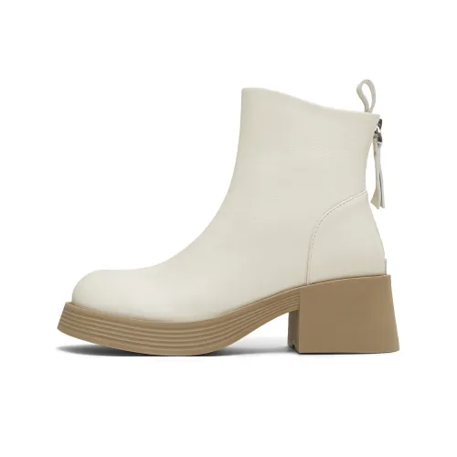 teenmix Milk Skin Ботильоны на каблуке 5,5 см Женские