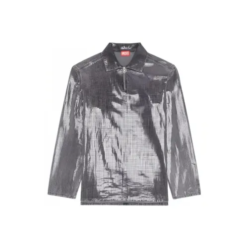 DIESEL Серые Мужские Рубашки
