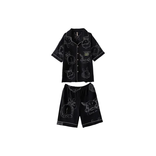 MADALLO Черный Мужской Пижамный Комплект