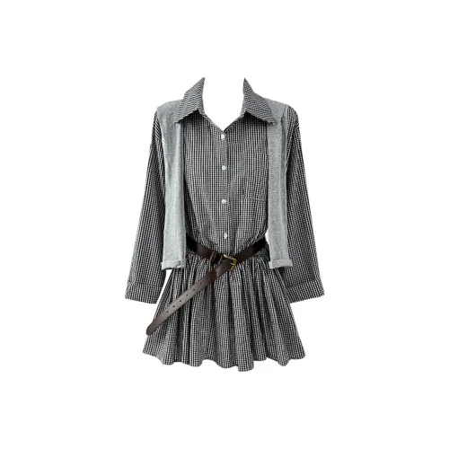 BVODE Длинное платье с длинными рукавами женское