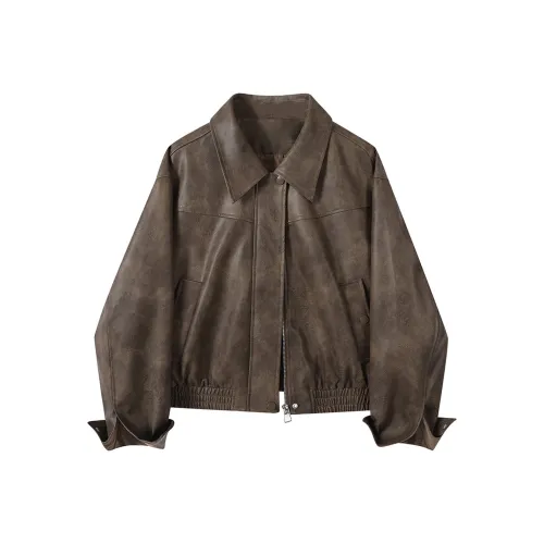 POWXV Кофе Женские Куртки